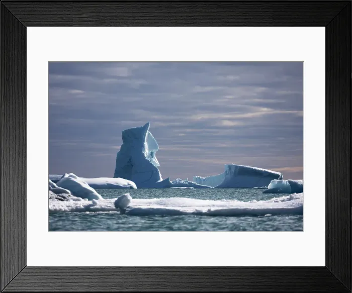 Framed Print : Viking Ice Berg in the Arctic Cirlce, Canada Framed Print : Viking Ice Berg in the Arctic Cirlce, Canada