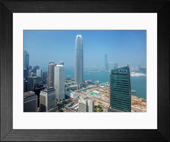 Framed Print : Skyscrapers oo Hong Kong Island, Hong Kong Island, Hong Kong