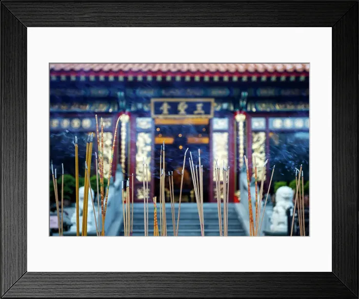 Framed Print : Incense sticks at Mam Mo temple, Hong Kong Island, Hong Kong Framed Print : Incense sticks at Mam Mo temple, Hong Kong Island, Hong Kong