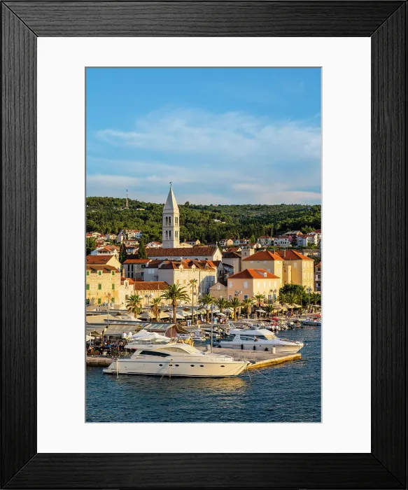 Framed Print : Supetar on the northern part of the Dalmatian island of Brac, Damatia, Adriatic Coast, Croatia Framed Print : Supetar on the northern part of the Dalmatian island of Brac, Damatia, Adriatic Coast, Croatia