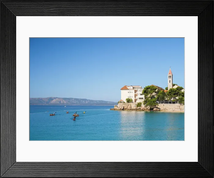 Framed Print : Plaza Kotlina, Bol, Brac, Damatia, Adriatic Coast, Croatia Framed Print : Plaza Kotlina, Bol, Brac, Damatia, Adriatic Coast, Croatia