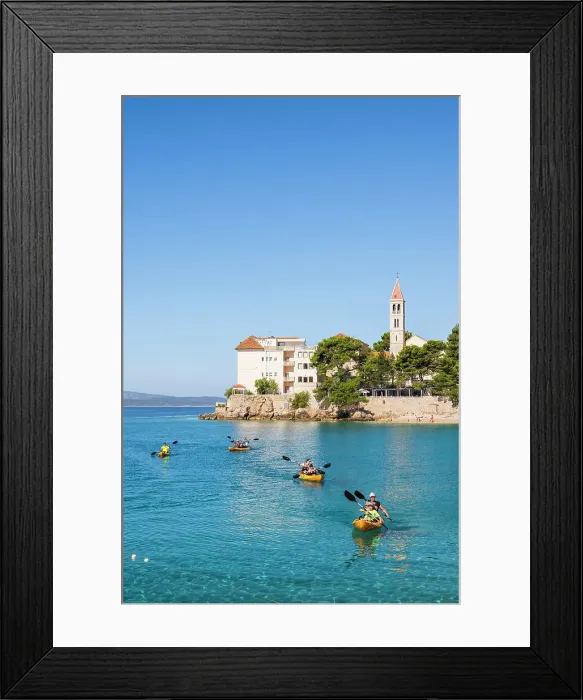 Framed Print : Plaza Kotlina, Bol, Brac, Damatia, Adriatic Coast, Croatia Framed Print : Plaza Kotlina, Bol, Brac, Damatia, Adriatic Coast, Croatia