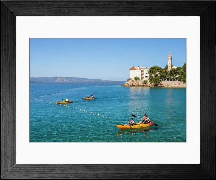 Framed Print : Plaza Kotlina, Bol, Brac, Damatia, Adriatic Coast, Croatia Framed Print : Plaza Kotlina, Bol, Brac, Damatia, Adriatic Coast, Croatia