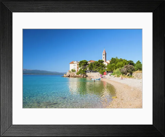 Framed Print : Plaza Kotlina, Bol, Brac, Damatia, Adriatic Coast, Croatia Framed Print : Plaza Kotlina, Bol, Brac, Damatia, Adriatic Coast, Croatia