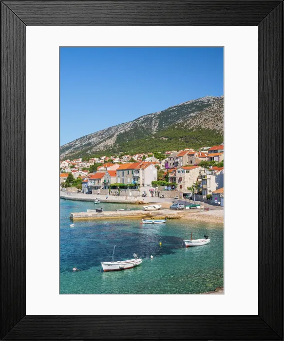 Framed Print : Bol, Brac, Damatia, Adriatic Coast, Croatia Framed Print : Bol, Brac, Damatia, Adriatic Coast, Croatia