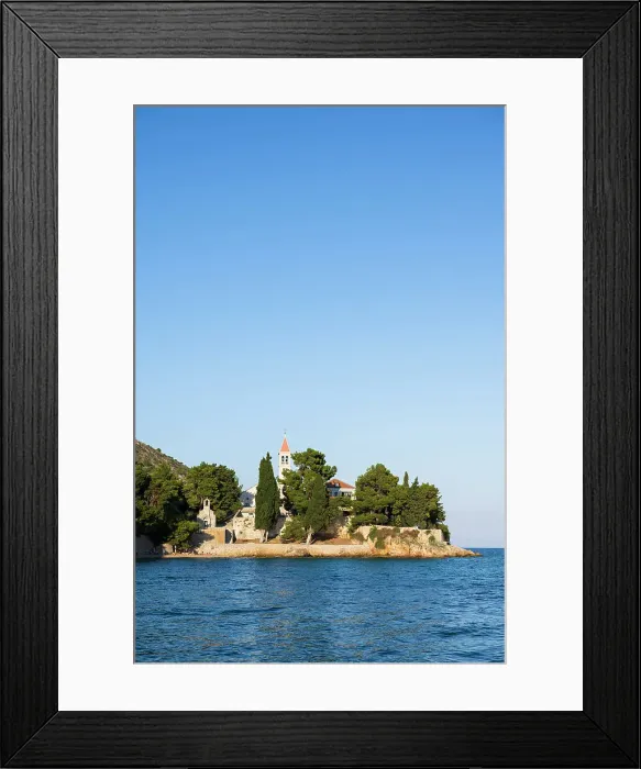 Framed Print : Plaza Kotlina, Bol, Brac, Damatia, Adriatic Coast, Croatia Framed Print : Plaza Kotlina, Bol, Brac, Damatia, Adriatic Coast, Croatia