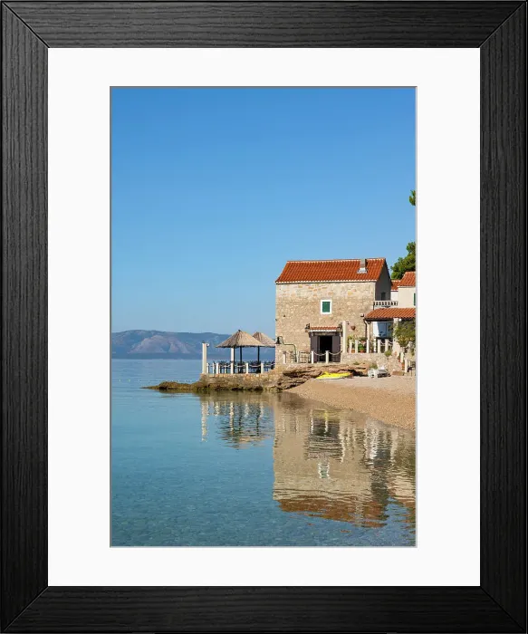 Framed Print : Plaza Kotlina, Bol, Brac, Damatia, Adriatic Coast, Croatia Framed Print : Plaza Kotlina, Bol, Brac, Damatia, Adriatic Coast, Croatia