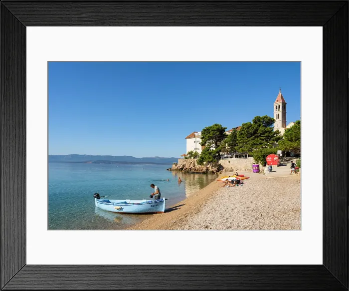 Framed Print : Plaza Kotlina, Bol, Brac, Damatia, Adriatic Coast, Croatia Framed Print : Plaza Kotlina, Bol, Brac, Damatia, Adriatic Coast, Croatia