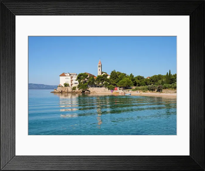 Framed Print : Plaza Kotlina, Bol, Brac, Damatia, Adriatic Coast, Croatia Framed Print : Plaza Kotlina, Bol, Brac, Damatia, Adriatic Coast, Croatia