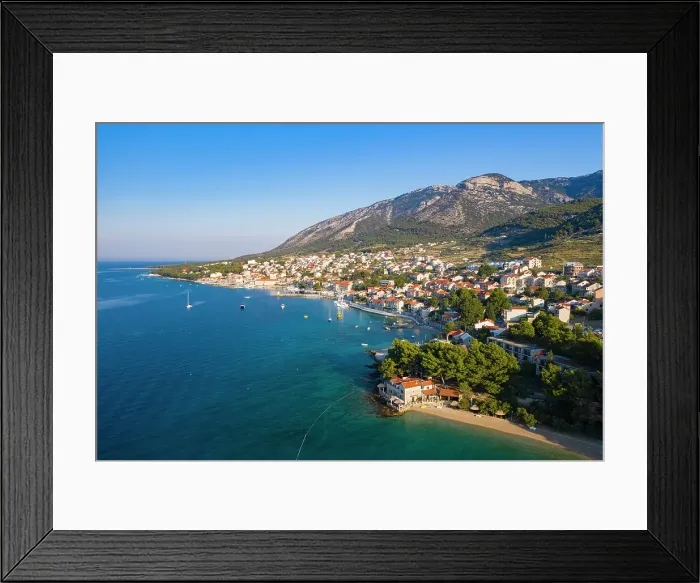 Framed Print : Bol, Brac, Damatia, Adriatic Coast, Croatia Framed Print : Bol, Brac, Damatia, Adriatic Coast, Croatia