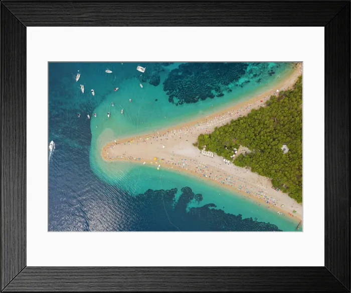Framed Print : Zlatni Rat, Golden Horn Beach, Bol, Brac, Damatia, Adriatic Coast, Croatia Framed Print : Zlatni Rat, Golden Horn Beach, Bol, Brac, Damatia, Adriatic Coast, Croatia