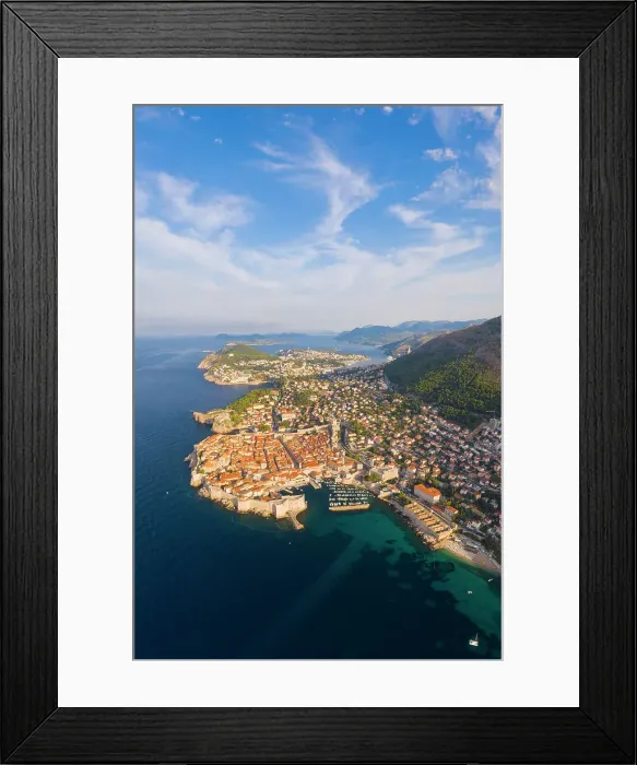 Framed Print : Dubrovnik, Dalmatian Coast, Adriatic Sea, Croatia Framed Print : Dubrovnik, Dalmatian Coast, Adriatic Sea, Croatia