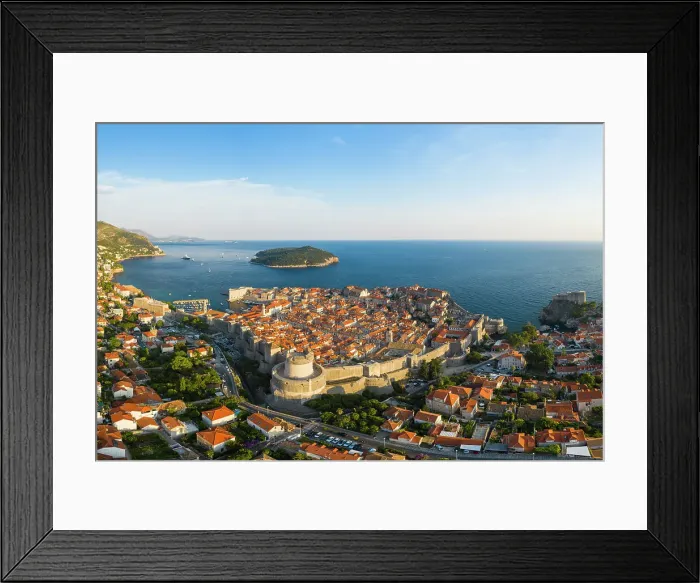 Framed Print : Dubrovnik, Dalmatian Coast, Adriatic, Croatia Framed Print : Dubrovnik, Dalmatian Coast, Adriatic, Croatia