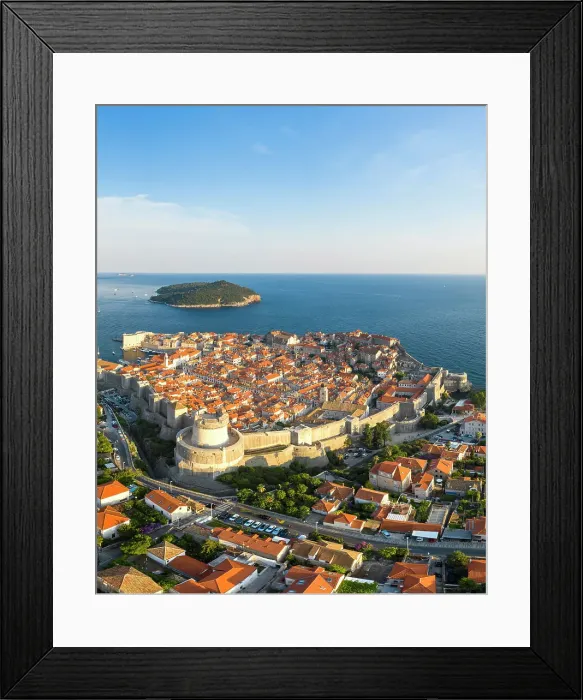 Framed Print : Dubrovnik, Dalmatian Coast, Adriatic, Croatia Framed Print : Dubrovnik, Dalmatian Coast, Adriatic, Croatia