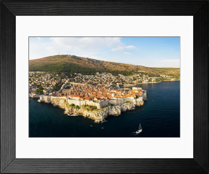 Framed Print : Dubrovnik, Dalmatian Coast, Adriatic, Croatia Framed Print : Dubrovnik, Dalmatian Coast, Adriatic, Croatia