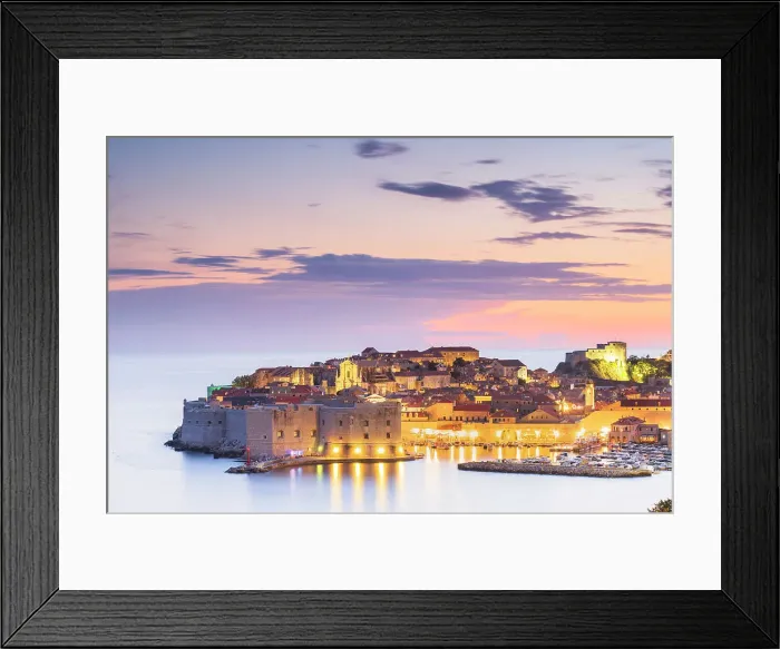 Framed Print : Dubrovnik, Dalmatian Coast, Adriatic, Croatia Framed Print : Dubrovnik, Dalmatian Coast, Adriatic, Croatia