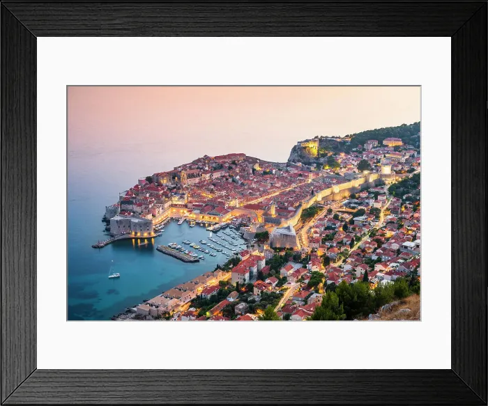 Framed Print : Dubrovnik, Dalmatian Coast, Adriatic, Croatia Framed Print : Dubrovnik, Dalmatian Coast, Adriatic, Croatia