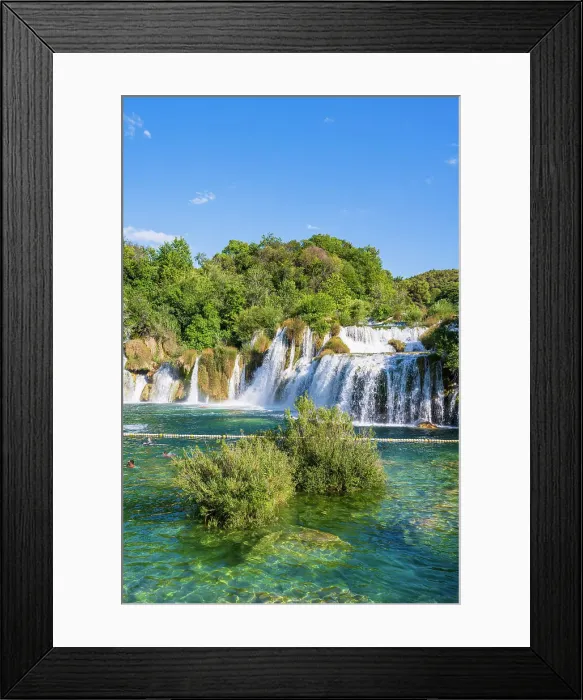 Framed Print : Krka National Park situated along the Krka River, Dalmatia, Croatia Framed Print : Krka National Park situated along the Krka River, Dalmatia, Croatia