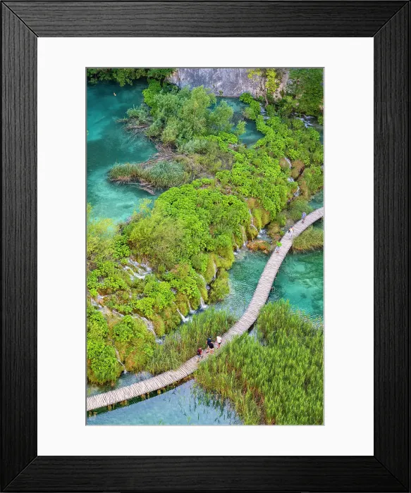 Framed Print : Plitvice Lakes National Park, Croatia