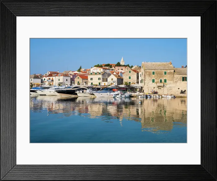 Framed Print : Primosten, Dalmatian Coast, Adriatic, Croatia Framed Print : Primosten, Dalmatian Coast, Adriatic, Croatia