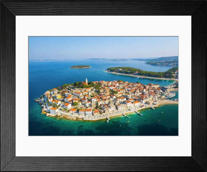 Framed Print : Primosten, Dalmatian Coast, Adriatic, Croatia Framed Print : Primosten, Dalmatian Coast, Adriatic, Croatia