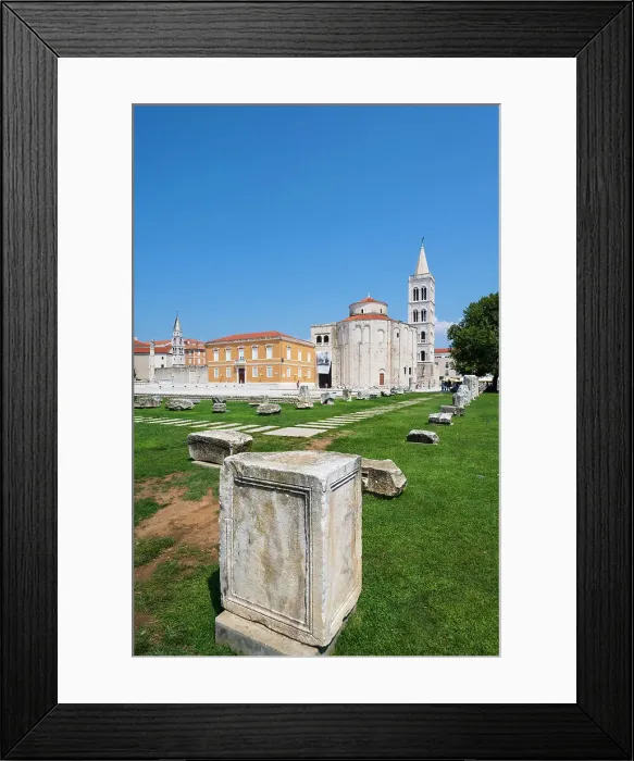 Framed Print : Roman Forum, Zadar, Croatia Framed Print : Roman Forum, Zadar, Croatia