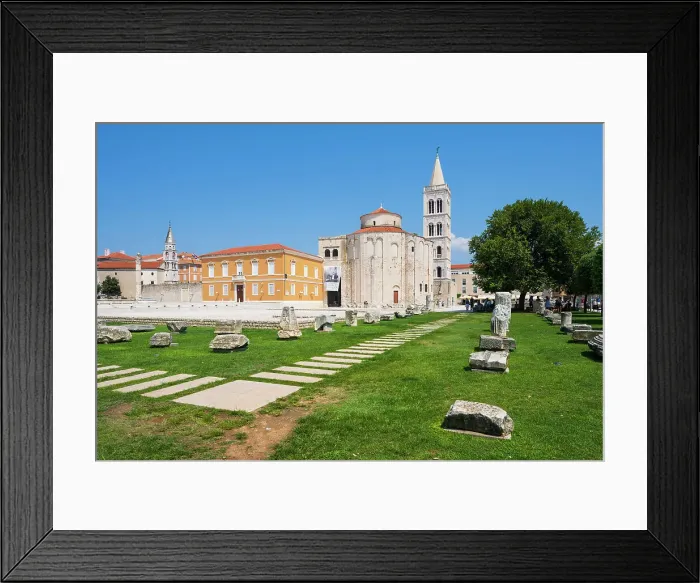 Framed Print : Roman Forum, Zadar, Dalmatian Coast, Croatia Framed Print : Roman Forum, Zadar, Dalmatian Coast, Croatia
