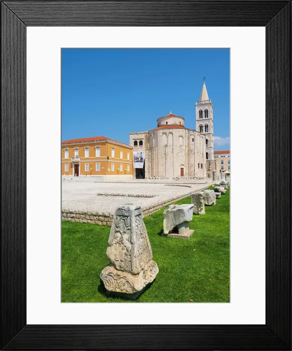 Framed Print : Roman Forum, Zadar, Dalmatian Coast, Croatia Framed Print : Roman Forum, Zadar, Dalmatian Coast, Croatia