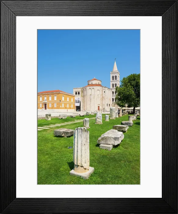 Framed Print : Roman Forum, Zadar, Dalmatian Coast, Croatia Framed Print : Roman Forum, Zadar, Dalmatian Coast, Croatia