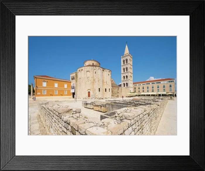Framed Print : Roman Forum, Zadar, Dalmatian Coast, Croatia Framed Print : Roman Forum, Zadar, Dalmatian Coast, Croatia
