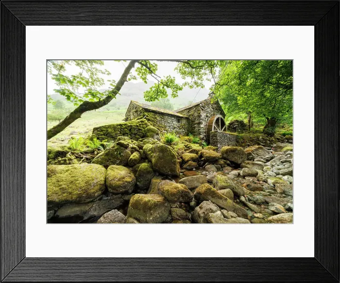 Framed Print : Borrowdale Mill, the Lake District, England Framed Print : Borrowdale Mill, the Lake District, England