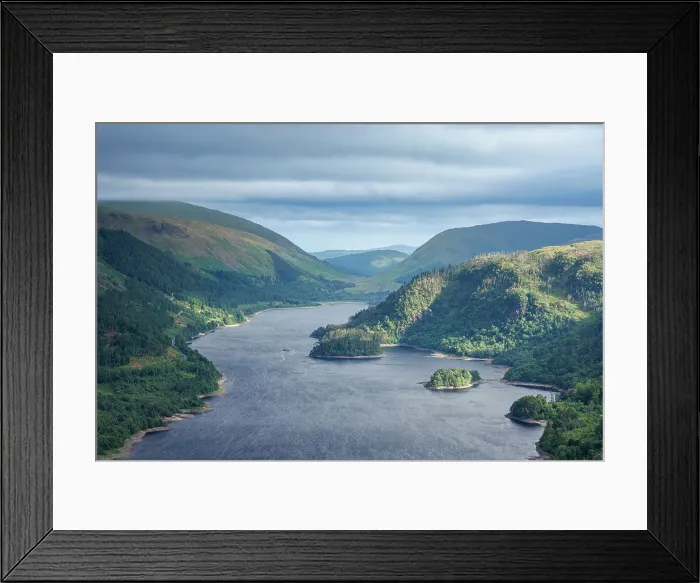 Framed Print : Beautiful view over Thirlmere Reservoir, the Lake District, England Framed Print : Beautiful view over Thirlmere Reservoir, the Lake District, England