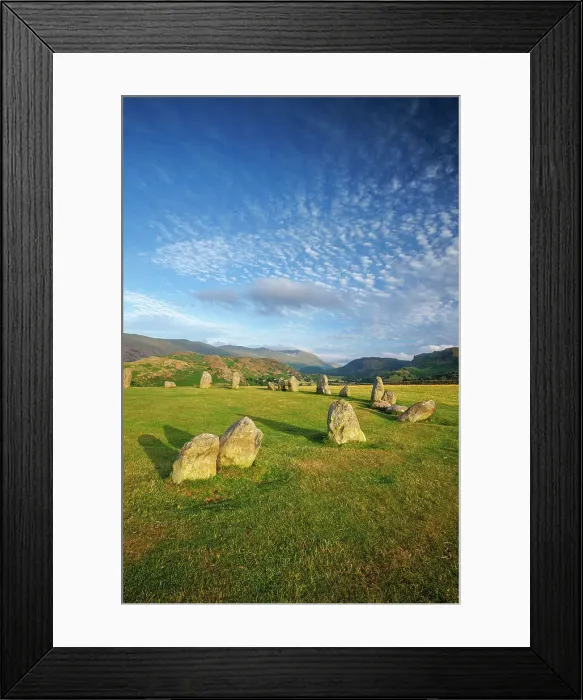 Framed Print : Castlerigg Stone Circle, the Lake District, England Framed Print : Castlerigg Stone Circle, the Lake District, England
