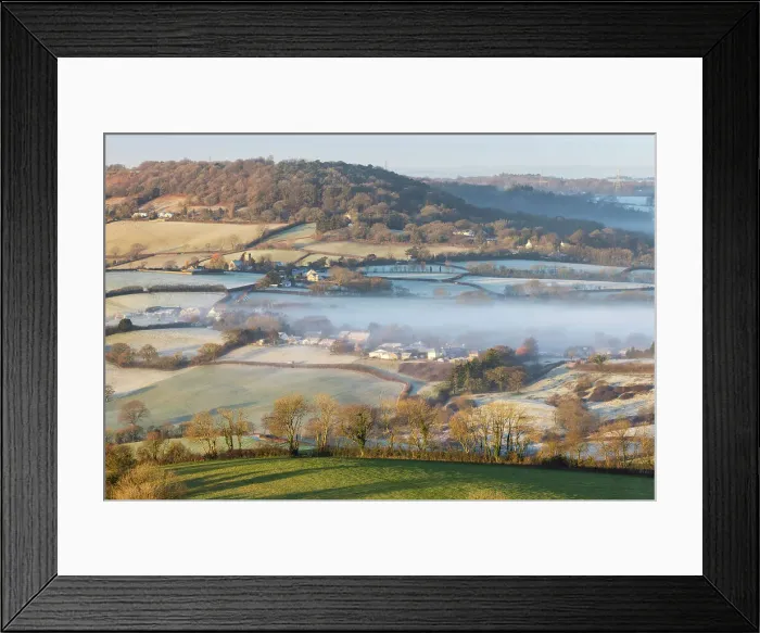 Framed Print : The village of Marshwood and Lambert's Castle from Pilsdon Pen, Marshwood Vale, Dorset, England, UK Framed Print : The village of Marshwood and Lambert's Castle from Pilsdon Pen, Marshwood Vale, Dorset, England, UK