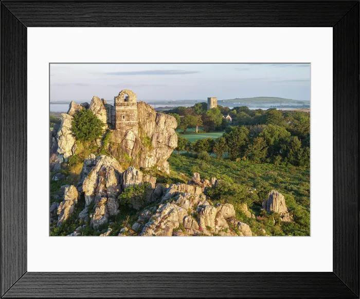 Framed Print : Roche Rock Chapel near the village of Roche in Cornwall, England. Summer (August) 2023 Framed Print : Roche Rock Chapel near the village of Roche in Cornwall, England. Summer (August) 2023
