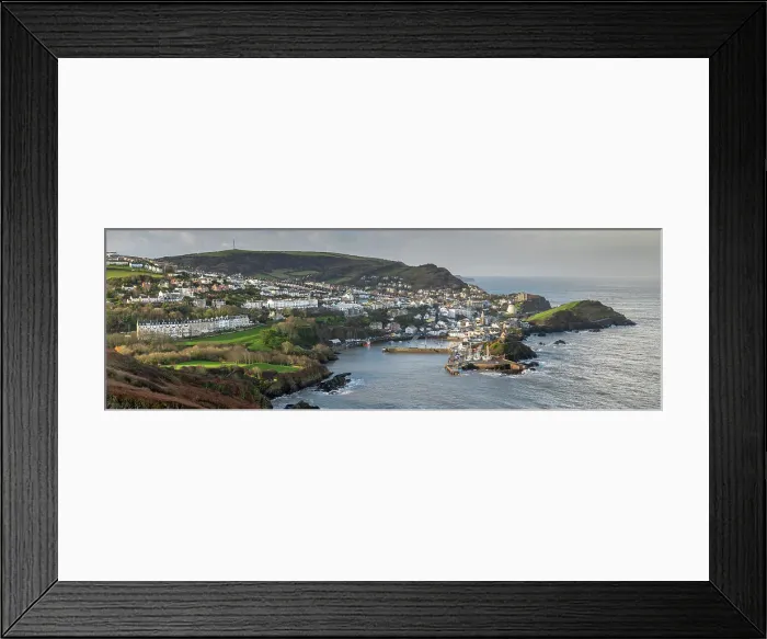 Framed Print : Ilfracombe panorama from Hillsborough Nature Reserve, Ilfracombe, Devon, England. Winter (January) 2018 Framed Print : Ilfracombe panorama from Hillsborough Nature Reserve, Ilfracombe, Devon, England. Winter (January) 2018