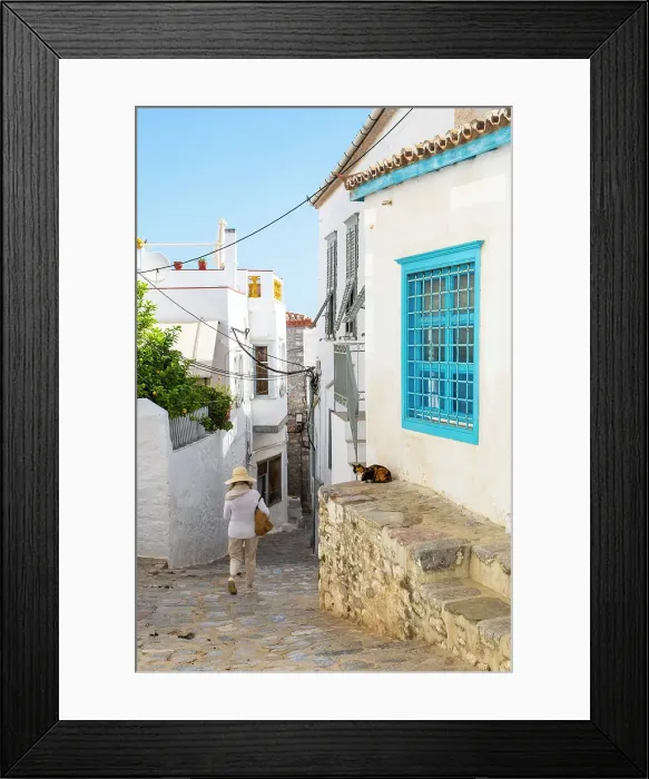 Framed Print : Hydra Town, Hydra (Ydra), Saronic Islands, Greece