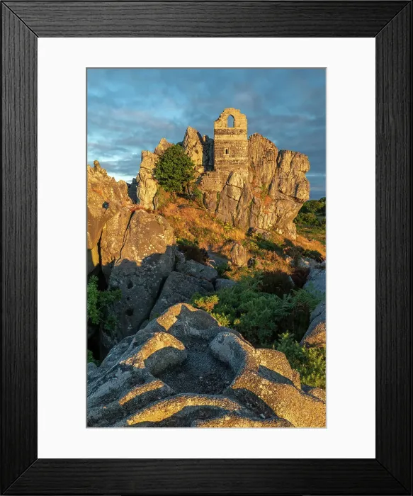 Framed Print : St Michael's Chapel on Roche Rock, Cornwall, England. Summer (July) 2018 Framed Print : St Michael's Chapel on Roche Rock, Cornwall, England. Summer (July) 2018