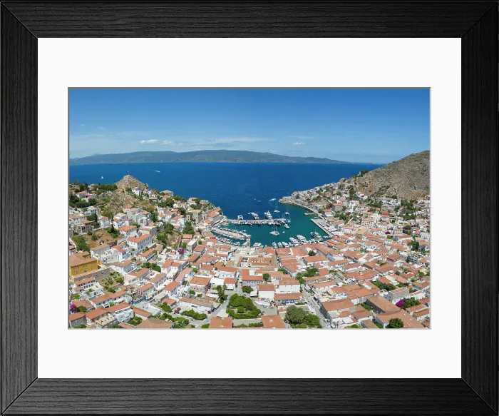 Framed Print : Harbour of Hydra Town, Hydra (Ydra), Saronic Islands, Greece Framed Print : Harbour of Hydra Town, Hydra (Ydra), Saronic Islands, Greece