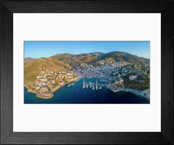 Framed Print : Harbour of Hydra Town, Hydra (Ydra), Saronic Islands, Greece Framed Print : Harbour of Hydra Town, Hydra (Ydra), Saronic Islands, Greece