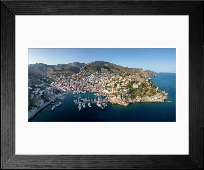 Framed Print : Harbour of Hydra Town, Hydra (Ydra), Saronic Islands, Greece Framed Print : Harbour of Hydra Town, Hydra (Ydra), Saronic Islands, Greece