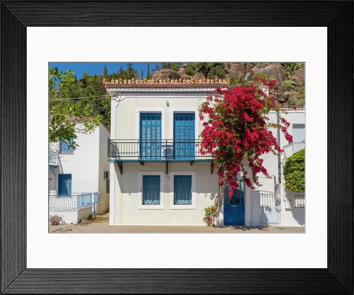 Framed Print : Poros Island, Saronic Islands, Greece Framed Print : Poros Island, Saronic Islands, Greece