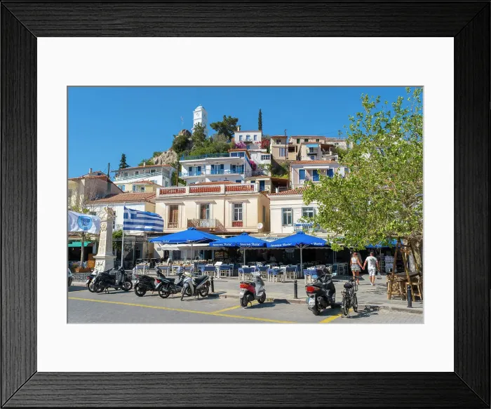 Framed Print : Poros Island, Saronic Islands, Greece Framed Print : Poros Island, Saronic Islands, Greece
