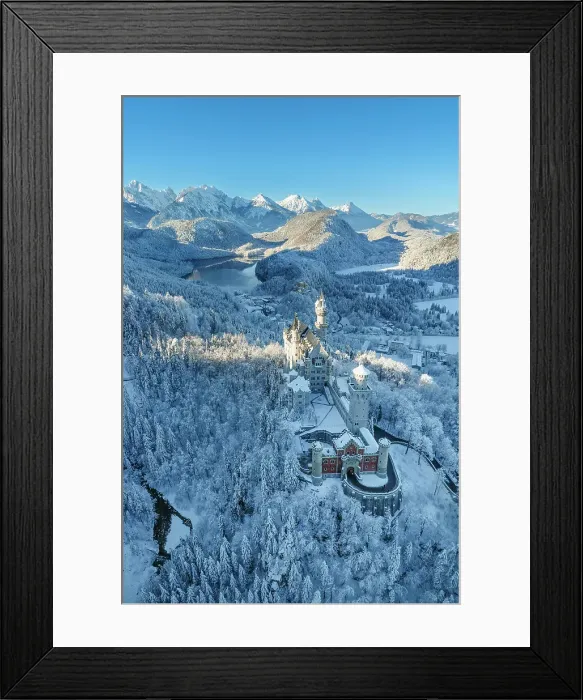 Framed Print : Neuschwanstein castle, Schwangau, Fussen, Swabia, Bavarian Alps, Bavaria, Germany Framed Print : Neuschwanstein castle, Schwangau, Fussen, Swabia, Bavarian Alps, Bavaria, Germany