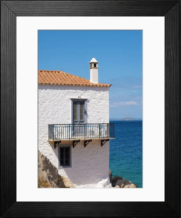 Framed Print : Kaminia Port near Hydra Town, Hydra (Ydra), Saronic Islands, Greece Framed Print : Kaminia Port near Hydra Town, Hydra (Ydra), Saronic Islands, Greece
