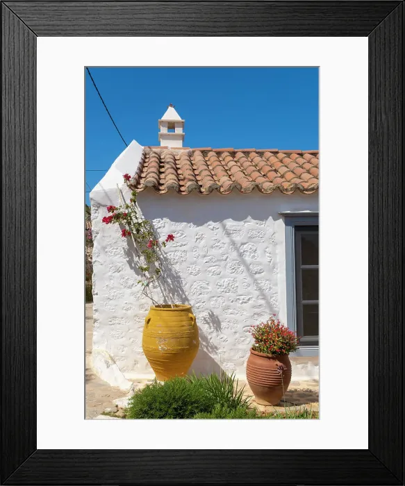 Framed Print : Kaminia Port near Hydra Town, Hydra (Ydra), Saronic Islands, Greece Framed Print : Kaminia Port near Hydra Town, Hydra (Ydra), Saronic Islands, Greece