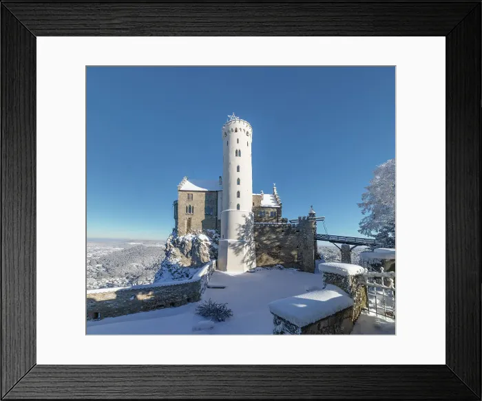 Framed Print : Lichtenstein Castle, Swabian Jura, Baden-Wurttemberg, Germany Framed Print : Lichtenstein Castle, Swabian Jura, Baden-Wurttemberg, Germany