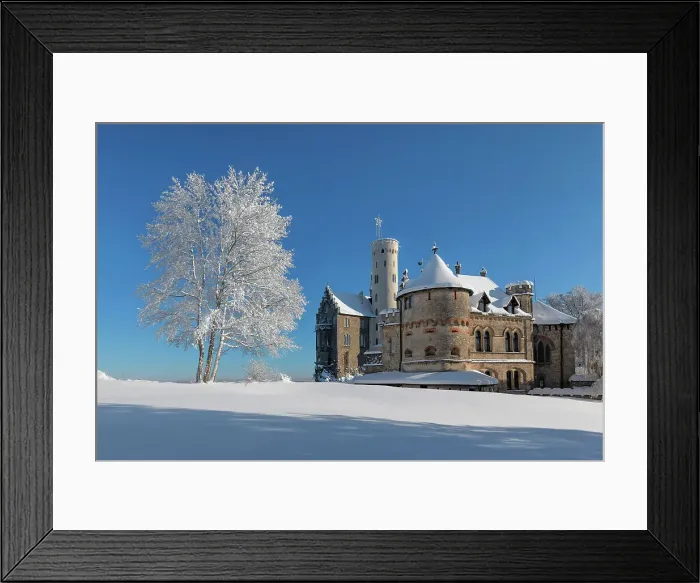 Framed Print : Lichtenstein Castle, Swabian Jura, Baden-Wurttemberg, Germany Framed Print : Lichtenstein Castle, Swabian Jura, Baden-Wurttemberg, Germany