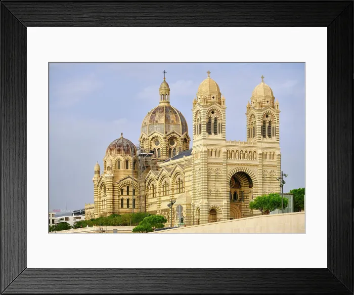 Framed Print : The Cathedral, Cathedrale Sainte-Marie Majeure (Cathedrale de la Major) de Marseille. Provence-Alpes-Cote d'Azur, France Framed Print : The Cathedral, Cathedrale Sainte-Marie Majeure (Cathedrale de la Major) de Marseille. Provence-Alpes-Cote d'Azur, France