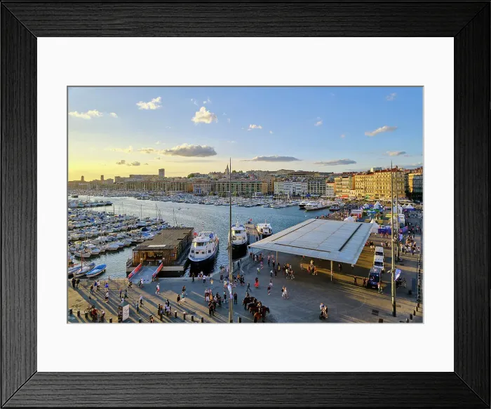 Framed Print : The mirror L'Ombriere (to give shadow) by architect Norman Foster. Vieux Port, Marseille. France Framed Print : The mirror L'Ombriere (to give shadow) by architect Norman Foster. Vieux Port, Marseille. France